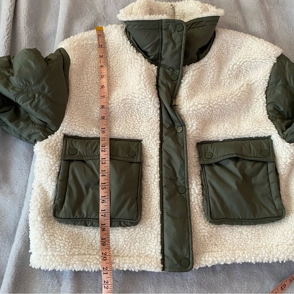 Athleta Fleece Hybrid cropped jacket - Picture 12 of 12